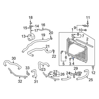 Honda OE - Radiator Drain Plug Gasket