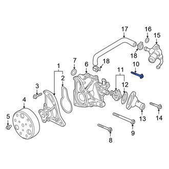Honda OE - Engine Coolant Thermostat Housing Bolt