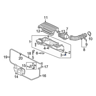 Honda OE - Air Filter Housing Sleeve