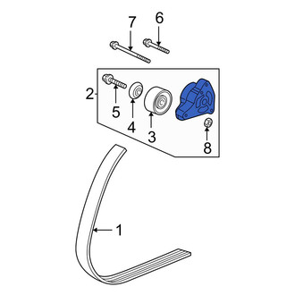 Honda OE - Accessory Drive Belt Tensioner Assembly