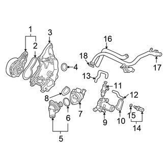 Honda OE - Cooling - Water Pump