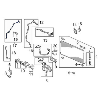 Honda OE - A/C Pipe