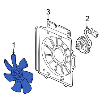 Honda OE - A/C Condenser Fan Blade
