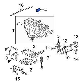 Honda OE - HVAC Blend Door Actuator