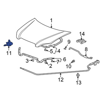 Honda OE - Front Hood Lock
