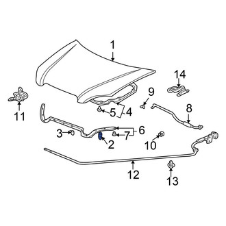 Honda OE - Front Hood Stop Buffer
