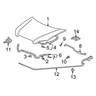 Honda OE - Hood & Components