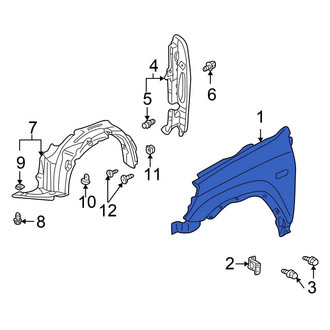 Honda OE - Front Right Fender