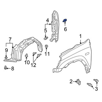 Honda OE - Front Bumper Cover Retainer