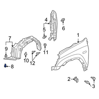Honda OE - Rear Bumper Cover Screw