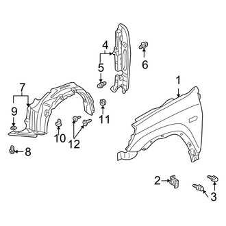 Honda OE - Fender & Components