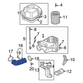 Honda OE - Engine Air Intake Resonator