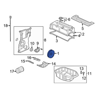 Honda OE - Engine Crankshaft Pulley