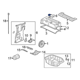 Honda OE - Engine Oil Filler Cap