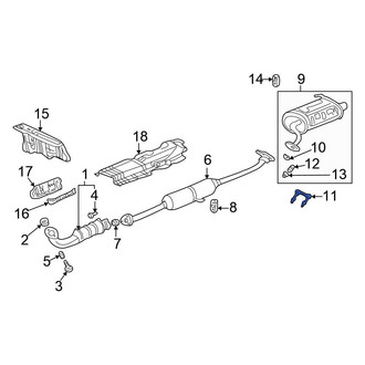 Honda OE - Exhaust Bolt