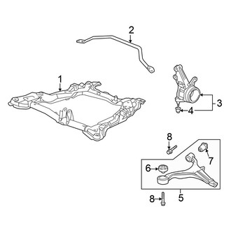 Honda OE - Front Suspension - Suspension Components