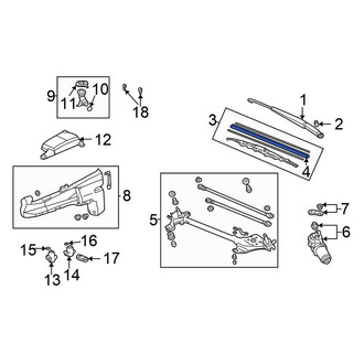 Honda OE - Right Wiper Blade Refill