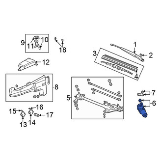 Honda OE - Front Wiper Motor