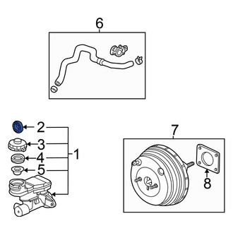 Honda OE - Power Brake Booster Seal