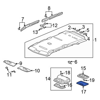 Honda OE - Dome Light Lens