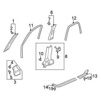 Honda OE - Pillars, Rocker & Floor - Interior Trim