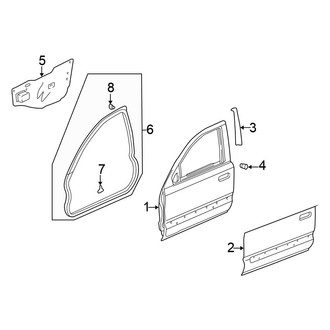 Honda OE - Front Door - Door & Components