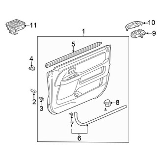 Honda OE - Front Door - Interior Trim
