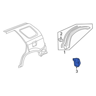 Honda OE - Rear Left Mud Flap