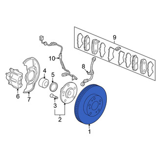 Honda OE - Rear Disc Brake Rotor