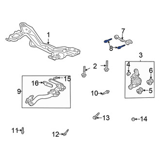 Honda OE - Rear Upper Suspension Control Arm Bolt