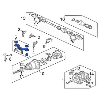 Honda OE - Rear Differential Mount