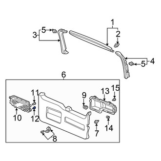 Honda OE - Lower Cargo Net Screw