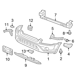 Honda OE - Front Bumper - Bumper & Components