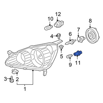 Honda OE - Front Side Marker Light Socket