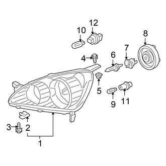 Honda OE - Front Lamps - Fog Lamps (Dealer Installed Accessory)