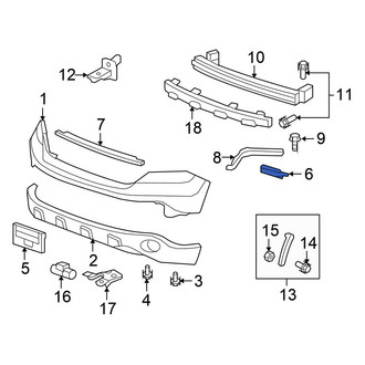 Honda OE - Front Left Bumper Guide
