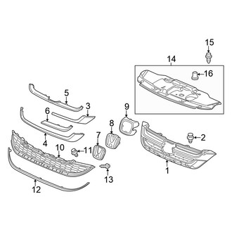 Honda OE - Grille & Components