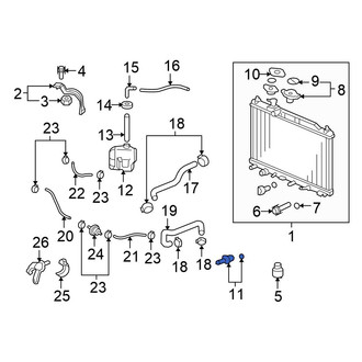 Honda OE - Engine Coolant Temperature Sensor