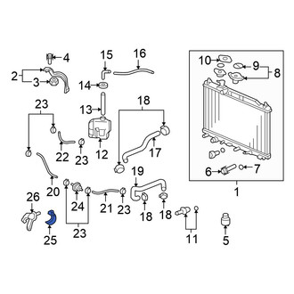 Honda OE - Front Transmission Filter Bracket