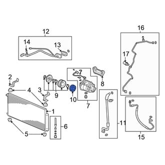 Honda OE - A/C Compressor Clutch Coil