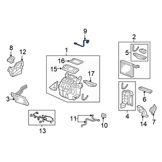Honda OE - A/C Evaporator Temperature Sensor