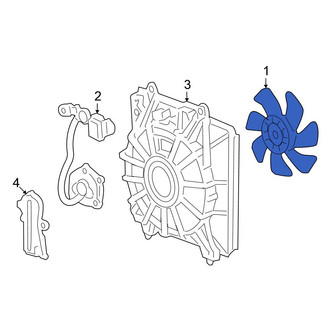 Honda OE - A/C Condenser Fan Blade