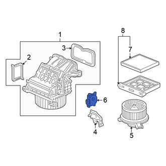 Honda OE - HVAC Air Inlet Door Actuator