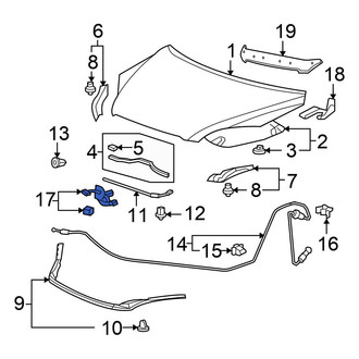 Honda OE - Front Hood Latch