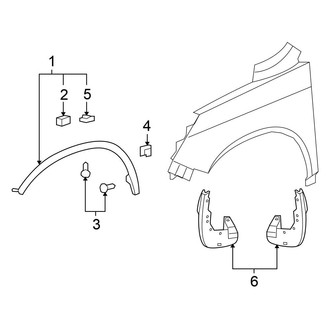 Honda OE - Fender - Exterior Trim