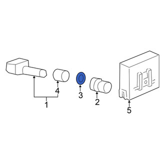 Honda OE - Tire Pressure Monitoring System (TPMS) Sensor Washer
