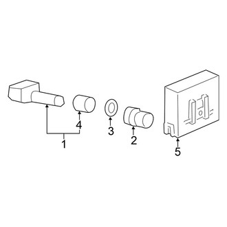 Honda OE - Electrical - Tire Pressure Monitor Components
