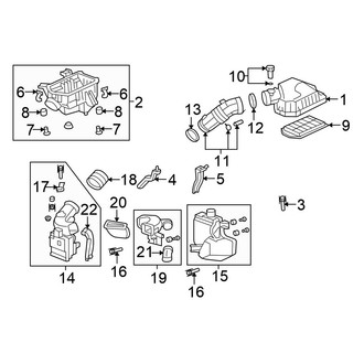 Honda OE - Engine / Transaxle - Air Intake