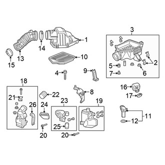 Honda OE - Engine / Transaxle - Air Intake