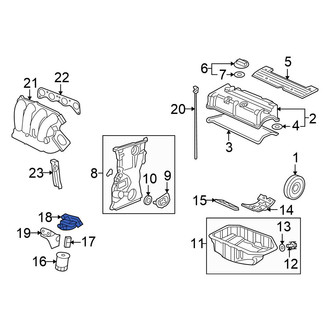 Honda OE - Engine Oil Filter Housing